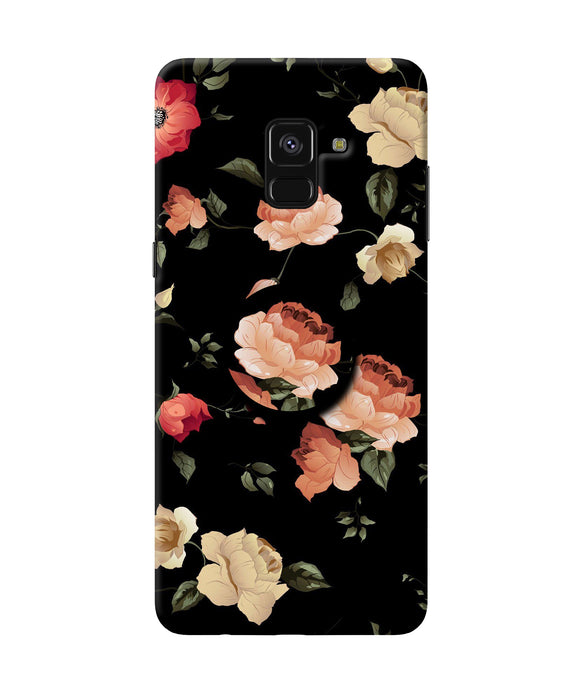 Flowers Samsung A8 plus Pop Case