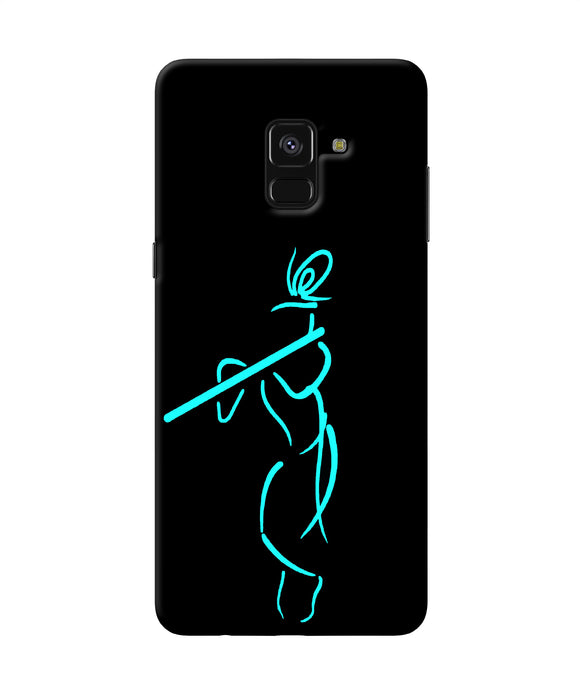 Lord Krishna Sketch Samsung A8 Plus Back Cover
