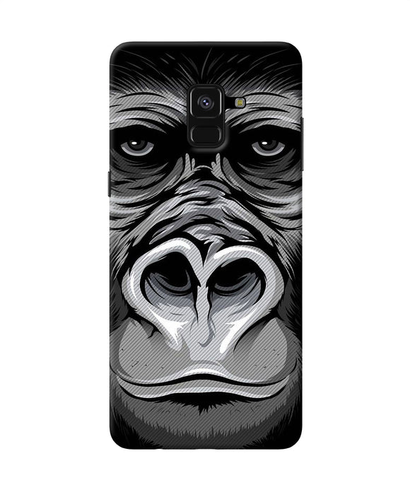 Black Chimpanzee Samsung A8 Plus Back Cover