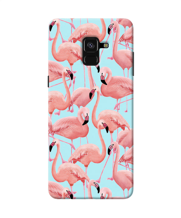 Abstract Sheer Bird Print Samsung A8 Plus Back Cover
