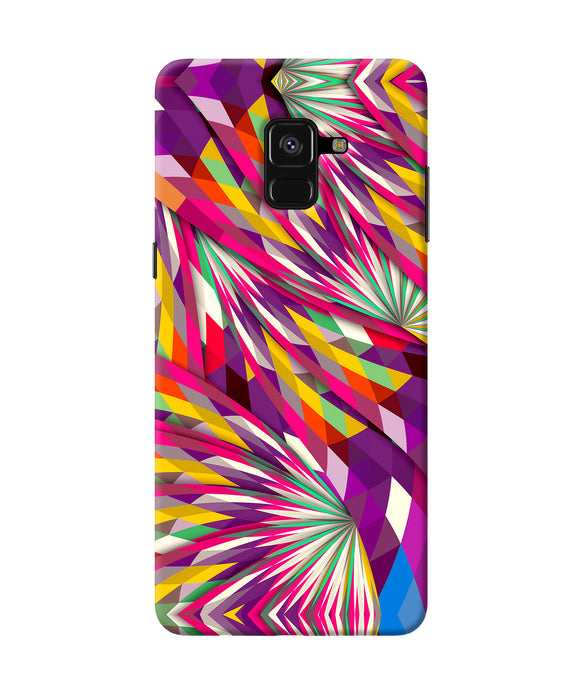 Abstract Colorful Print Samsung A8 Plus Back Cover