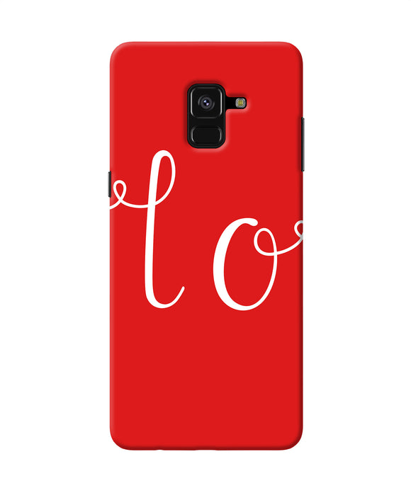 Love One Samsung A8 Plus Back Cover