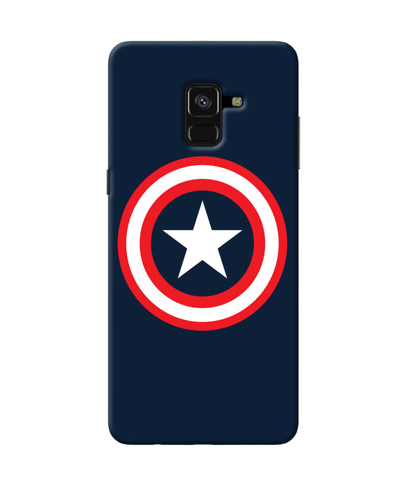 Captain America Logo Samsung A8 Plus Back Cover