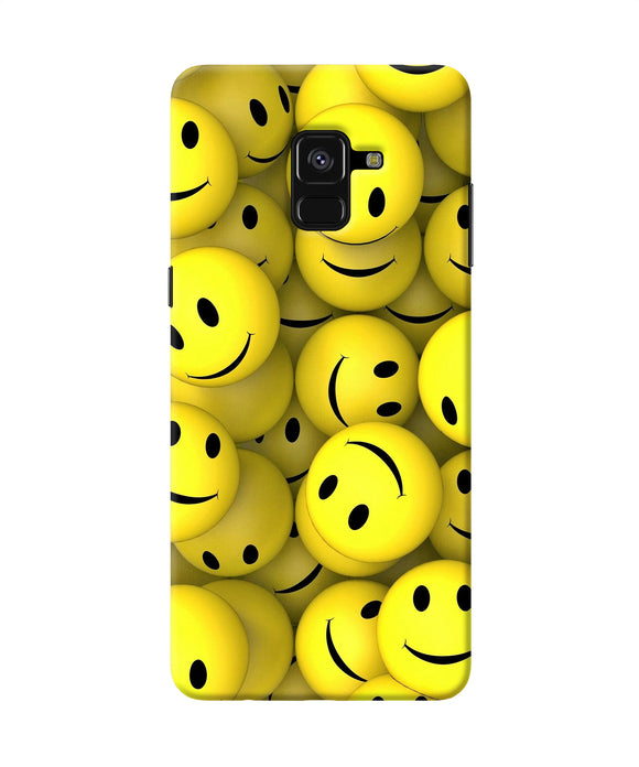 Smiley Balls Samsung A8 Plus Back Cover