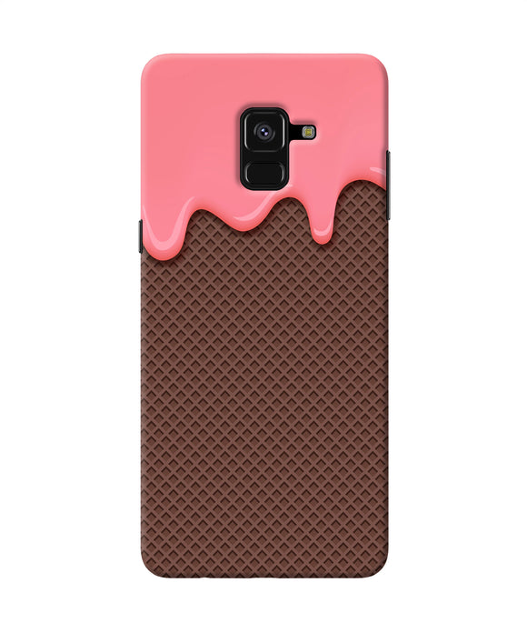 Waffle Cream Biscuit Samsung A8 Plus Back Cover
