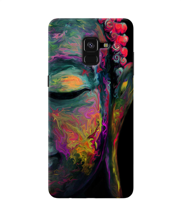 Buddha Face Painting Samsung A8 Plus Back Cover