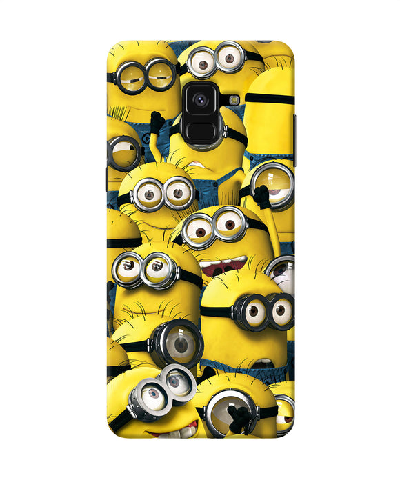 Minions Crowd Samsung A8 Plus Back Cover