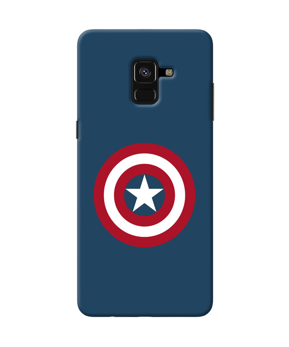 Captain America Logo Samsung A8 Plus Back Cover