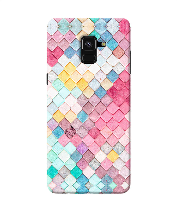 Colorful Fish Skin Samsung A8 Plus Back Cover