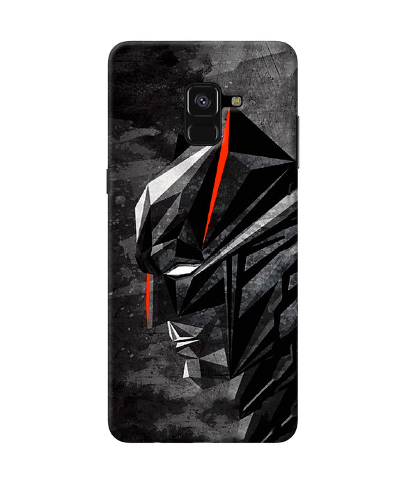 Batman Black Side Face Samsung A8 Plus Back Cover