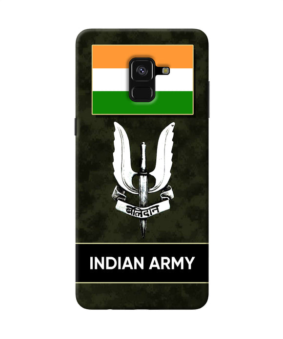 Indian Flag Balidan Logo Samsung A8 Plus Back Cover