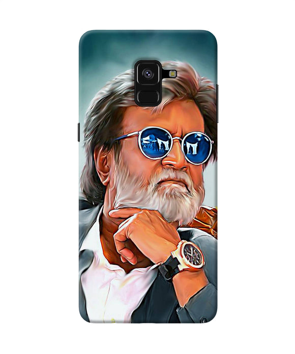 Rajnikant Painting Samsung A8 Plus Back Cover