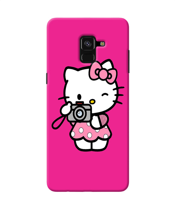 Hello Kitty Cam Pink Samsung A8 Plus Back Cover