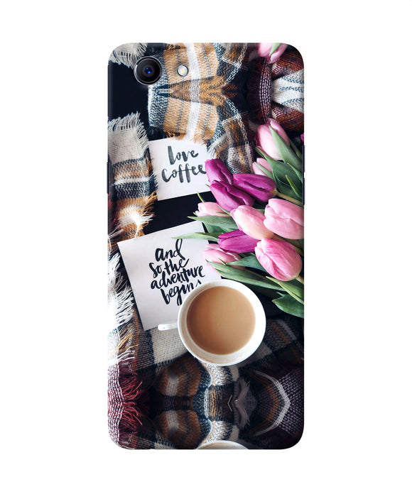 Love Coffee Quotes Realme 1 Back Cover