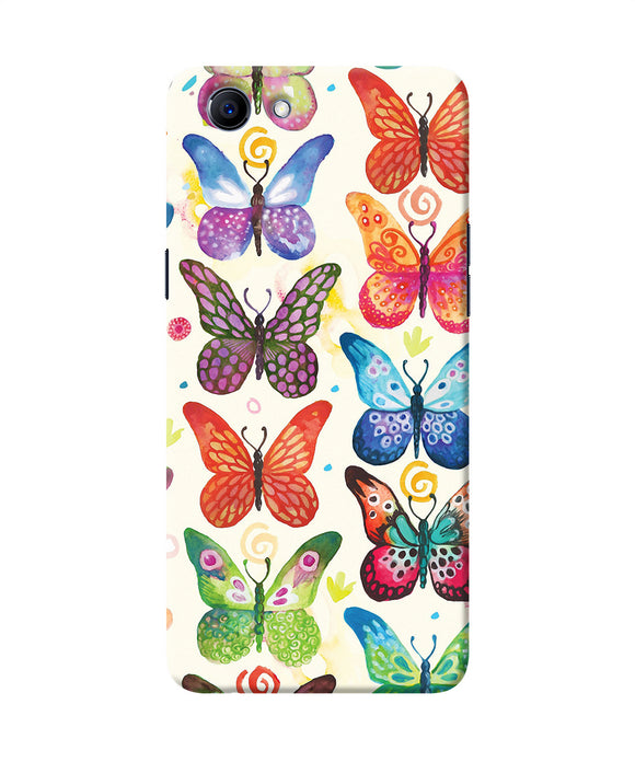 Abstract Butterfly Print Realme 1 Back Cover