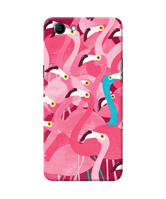 Abstract Sheer Bird Pink Print Realme 1 Back Cover