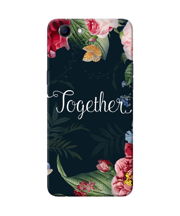 Together Flower Realme 1 Back Cover