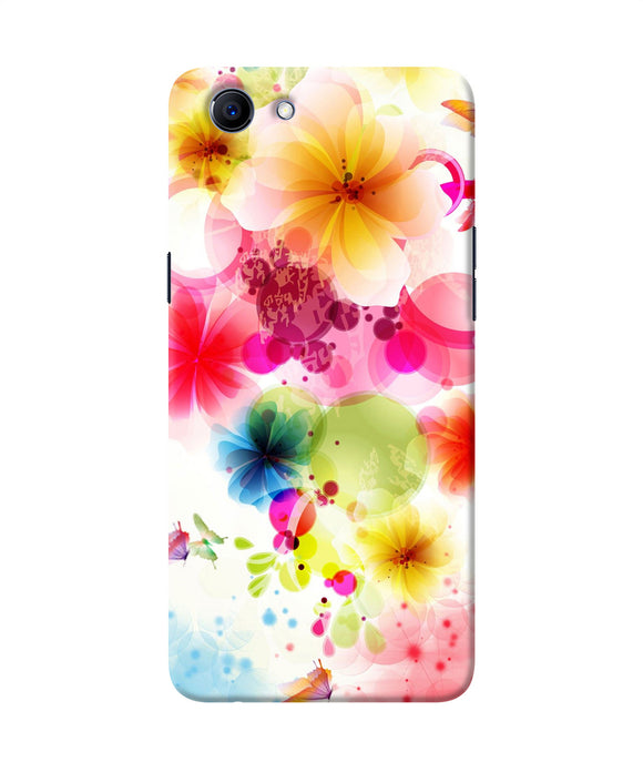Flowers Print Realme 1 Back Cover