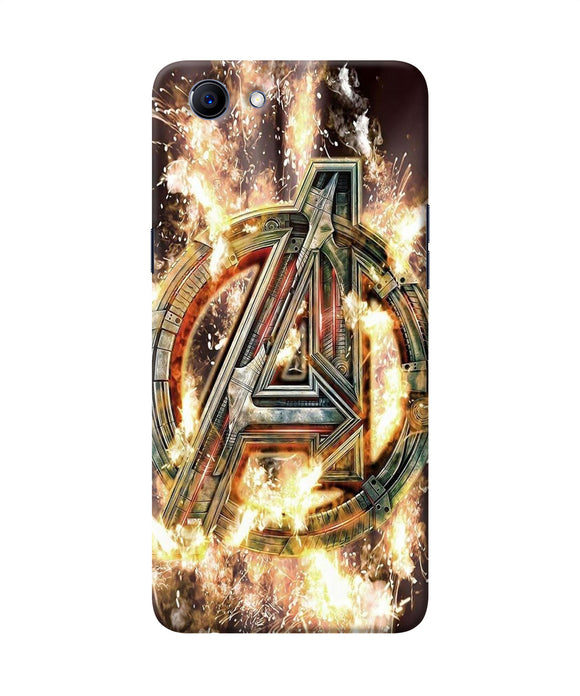 Avengers Burning Logo Realme 1 Back Cover