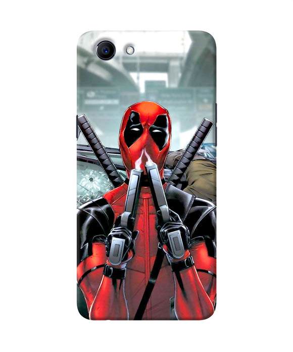 Deadpool With Gun Realme 1 Back Cover