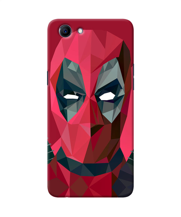 Abstract Deadpool Full Mask Realme 1 Back Cover