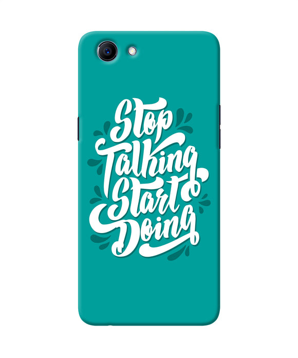 Stop Talking Start Doing Quote Realme 1 Back Cover