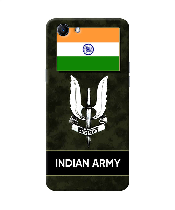Indian Flag Balidan Logo Realme 1 Back Cover