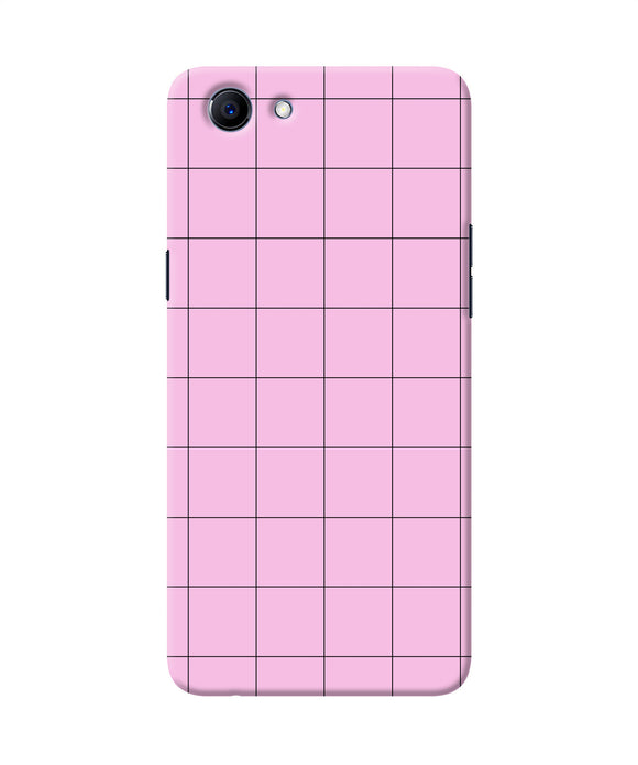 Pink Square Print Realme 1 Back Cover