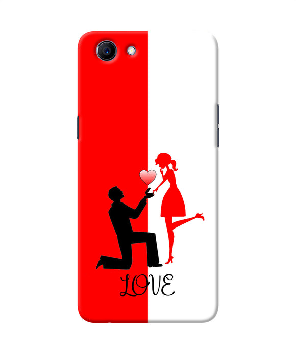 Love Propose Red And White Realme 1 Back Cover