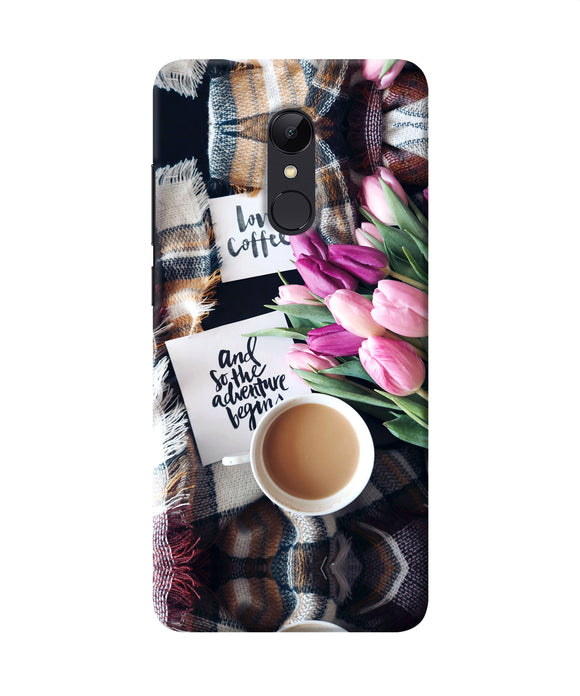 Love Coffee Quotes Redmi 5 Back Cover