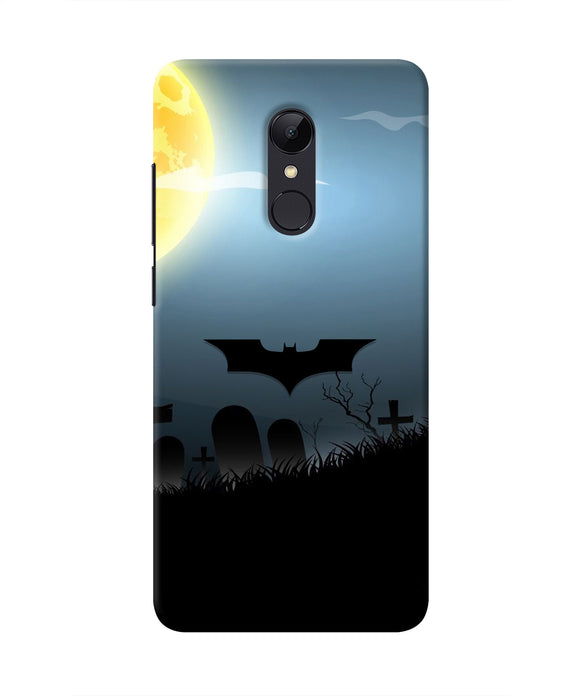 Batman Scary cemetry Redmi 5 Real 4D Back Cover