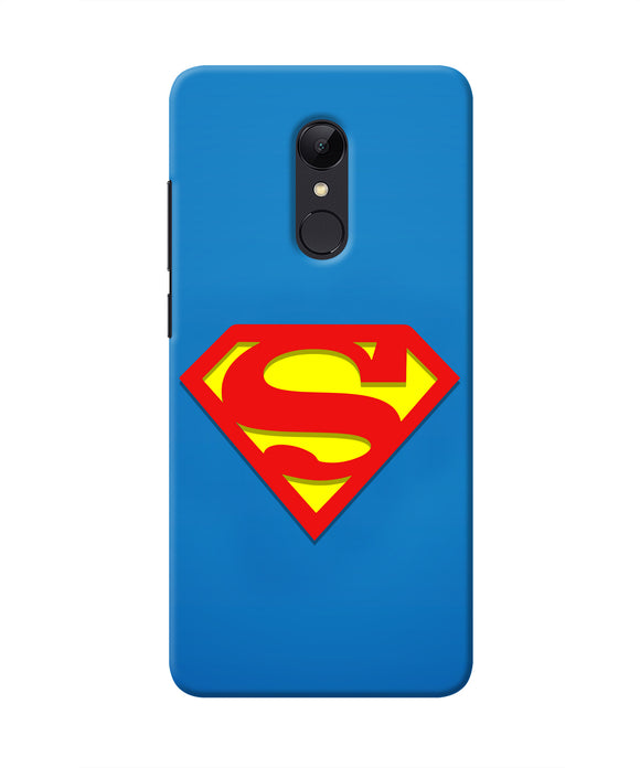 Superman Blue Redmi 5 Real 4D Back Cover