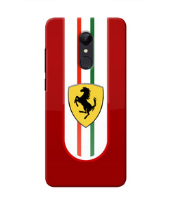 Ferrari Art Redmi 5 Real 4D Back Cover