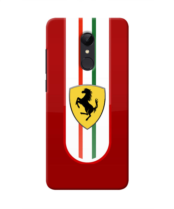 Ferrari Art Redmi 5 Real 4D Back Cover