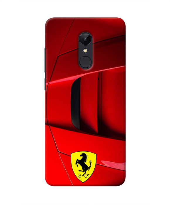 Ferrari Car Redmi 5 Real 4D Back Cover
