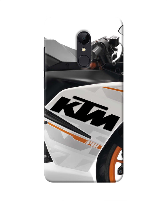 KTM Bike Redmi 5 Real 4D Back Cover