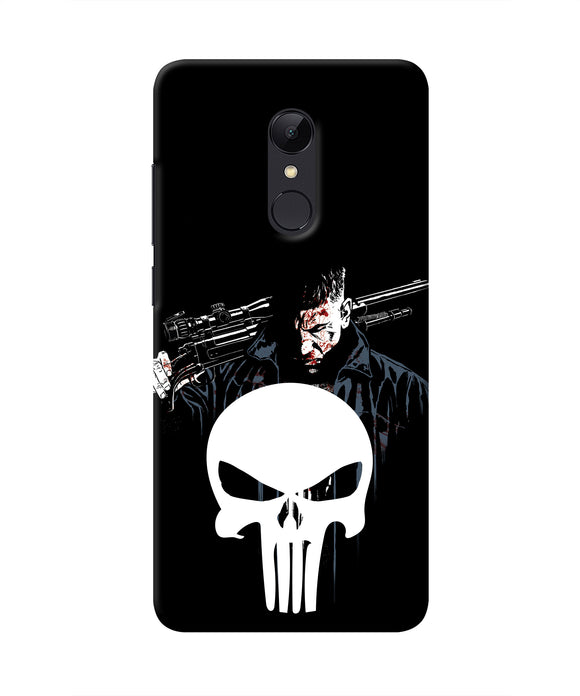 Punisher Character Redmi 5 Real 4D Back Cover