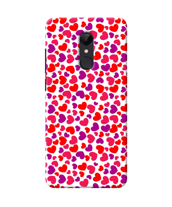 Heart Print Redmi 5 Back Cover