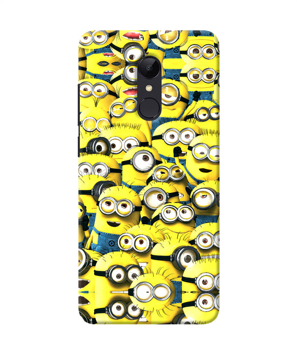 Minions Mini Crowd Redmi 5 Back Cover