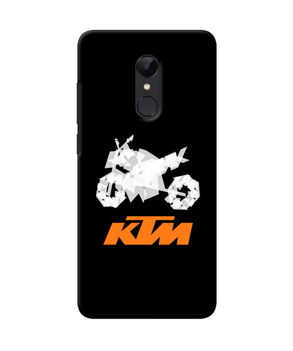 Ktm Sketch Redmi 5 Back Cover