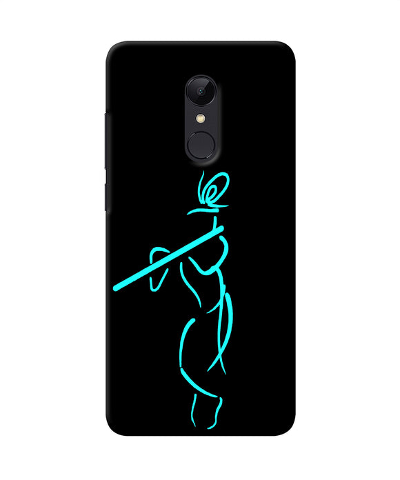 Lord Krishna Sketch Redmi 5 Back Cover