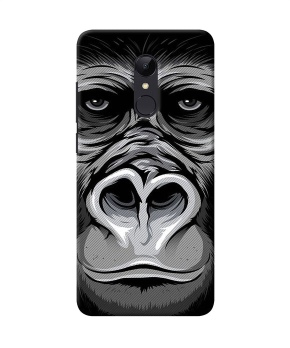 Black Chimpanzee Redmi 5 Back Cover