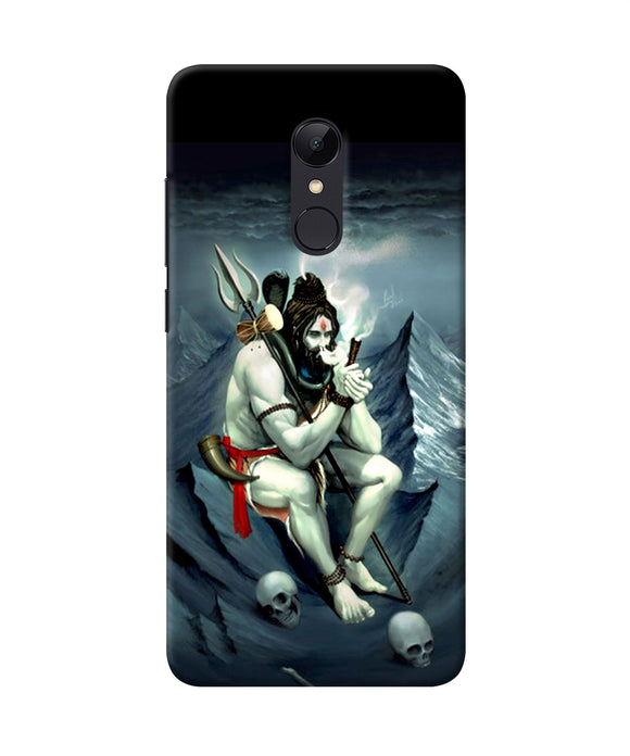 Lord Shiva Chillum Redmi 5 Back Cover