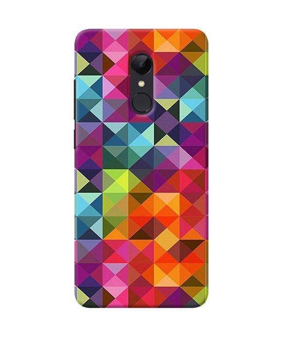 Abstract Triangle Pattern Redmi 5 Back Cover