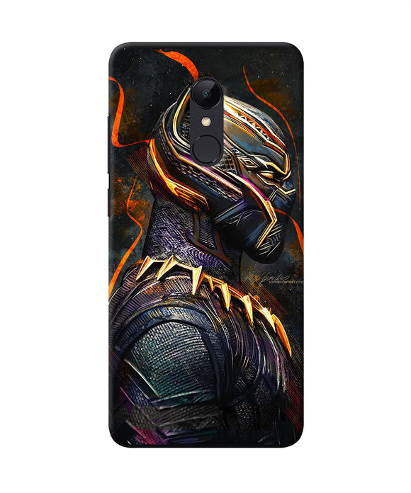 Black Panther Side Face Redmi 5 Back Cover