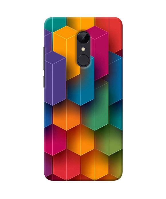 Abstract Rectangle Print Redmi 5 Back Cover