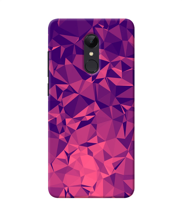 Abstract Red Blue Shine Redmi 5 Back Cover