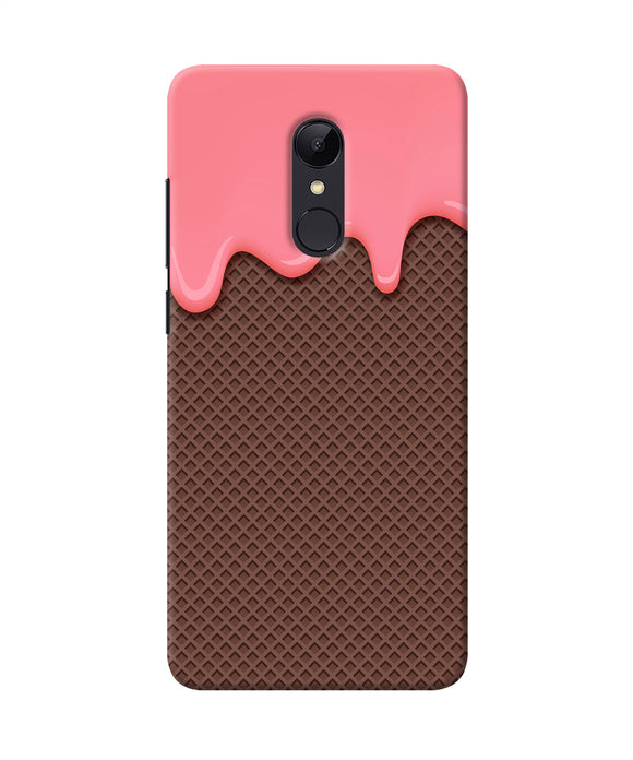 Waffle Cream Biscuit Redmi 5 Back Cover