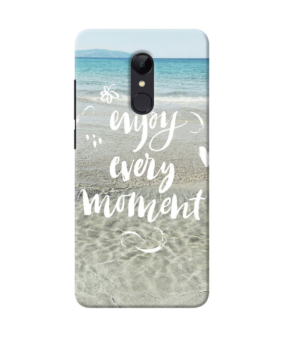Enjoy Every Moment Sea Redmi 5 Back Cover