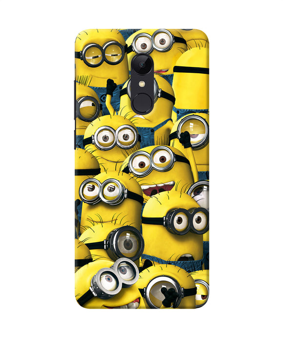 Minions Crowd Redmi 5 Back Cover
